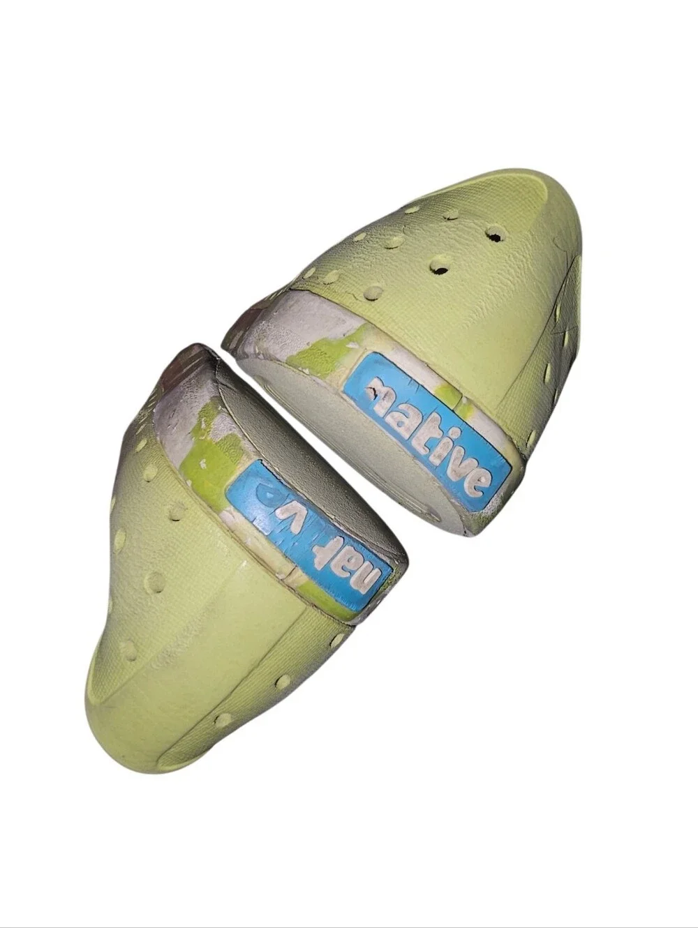 Native Kids Slip-On Water Shoes in Pale Green
